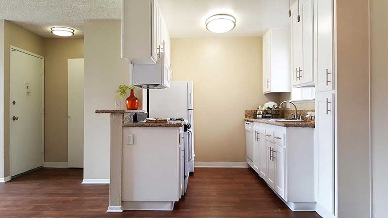 Shadow Mountain Interior Kitchen and Front Doorway